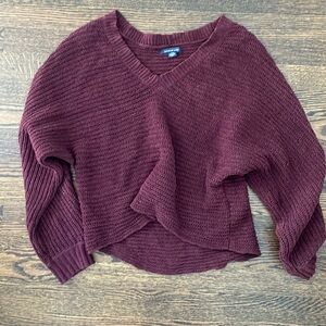 Plum American Eagle Sweater